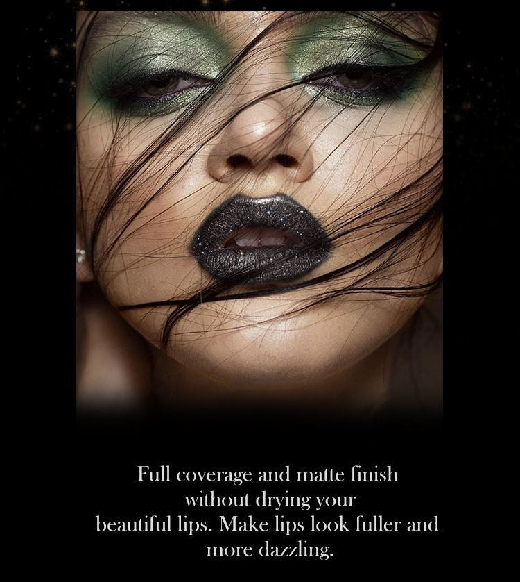 Diamond Glitter Lipstick – “Midnight Spark” Collection