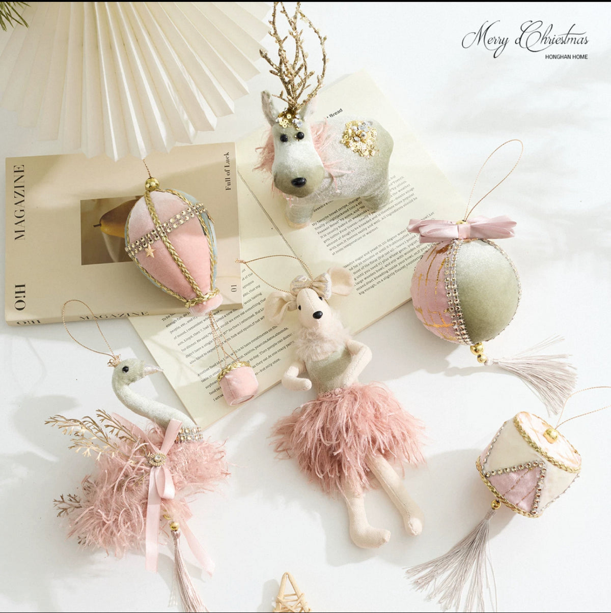 The Swan Lake Ballet Ornament Set